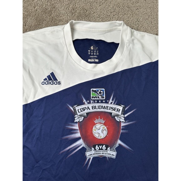 Vintage Mens Jersey 2010 MLS (Major League Soccer) Copa Budweiser, Size XL - Picture 2 of 7